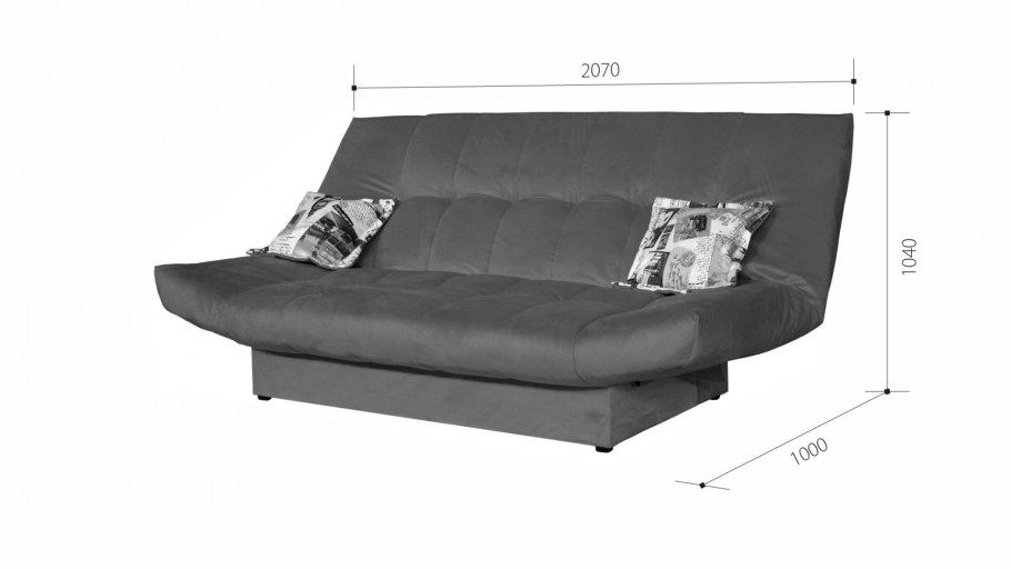 Прямой диван клик-кляк 012 TFK