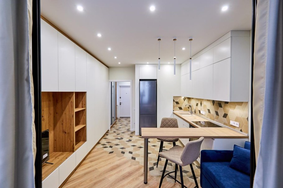 Мебель в студии 25 кв.м