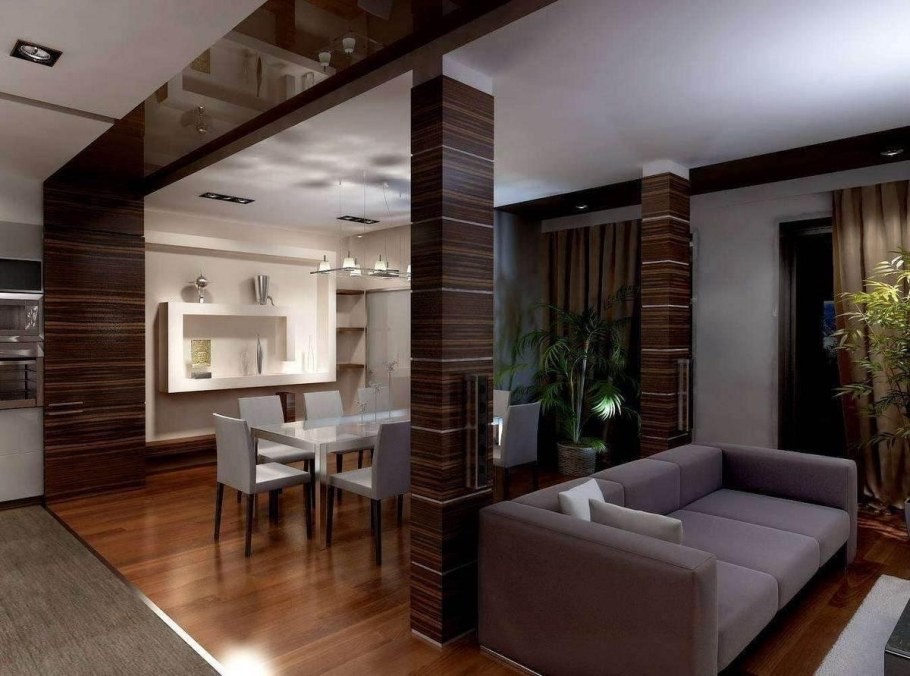 Планировка однокомнатной студии 30 кв.м