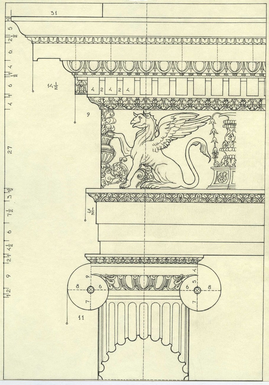 Архитектурные детали карниза