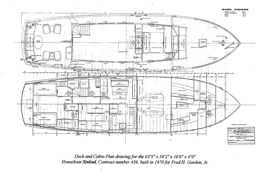Чертежи хаусбота Fisher 180
