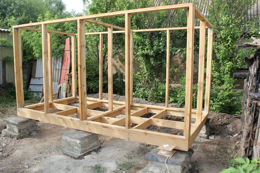 Каркас каркасной бани