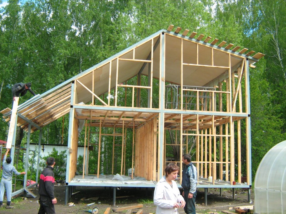 Сарай каркасник 4х6