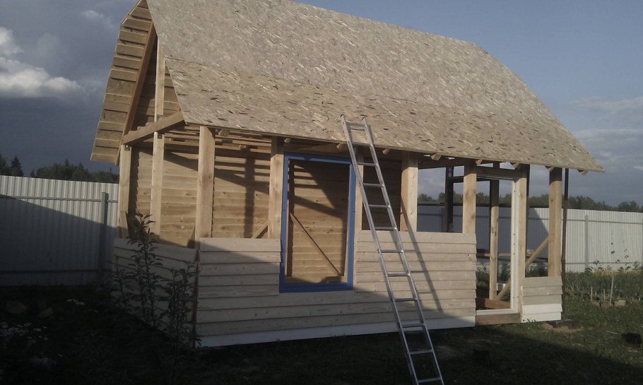 Каркасник 4х6 с односкатной крышей