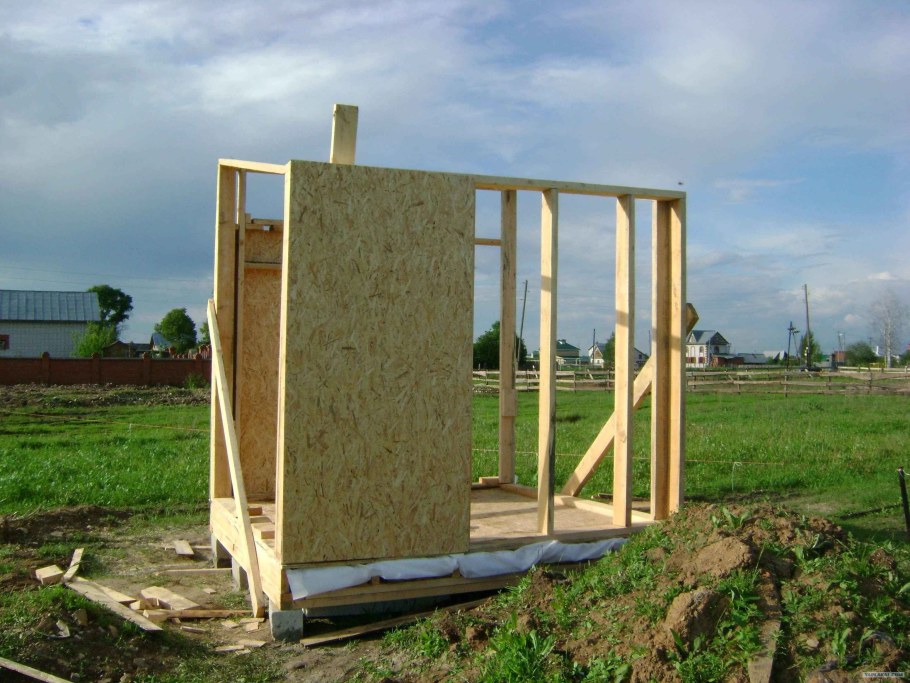 Каркасно щитовой домик
