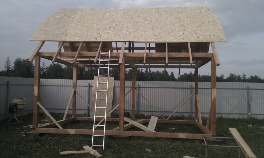 Каркас дачи фотосток