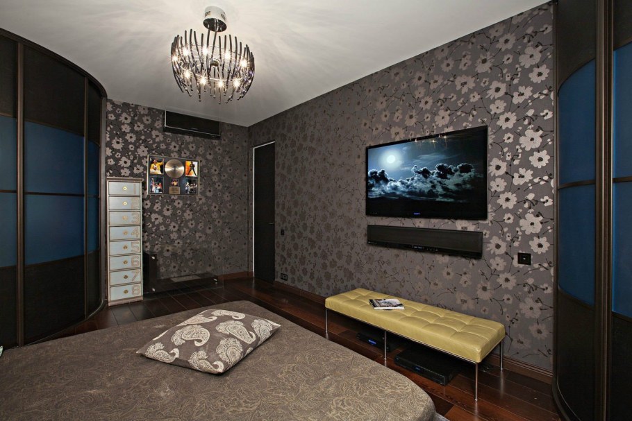 Квартира в черно белом стиле