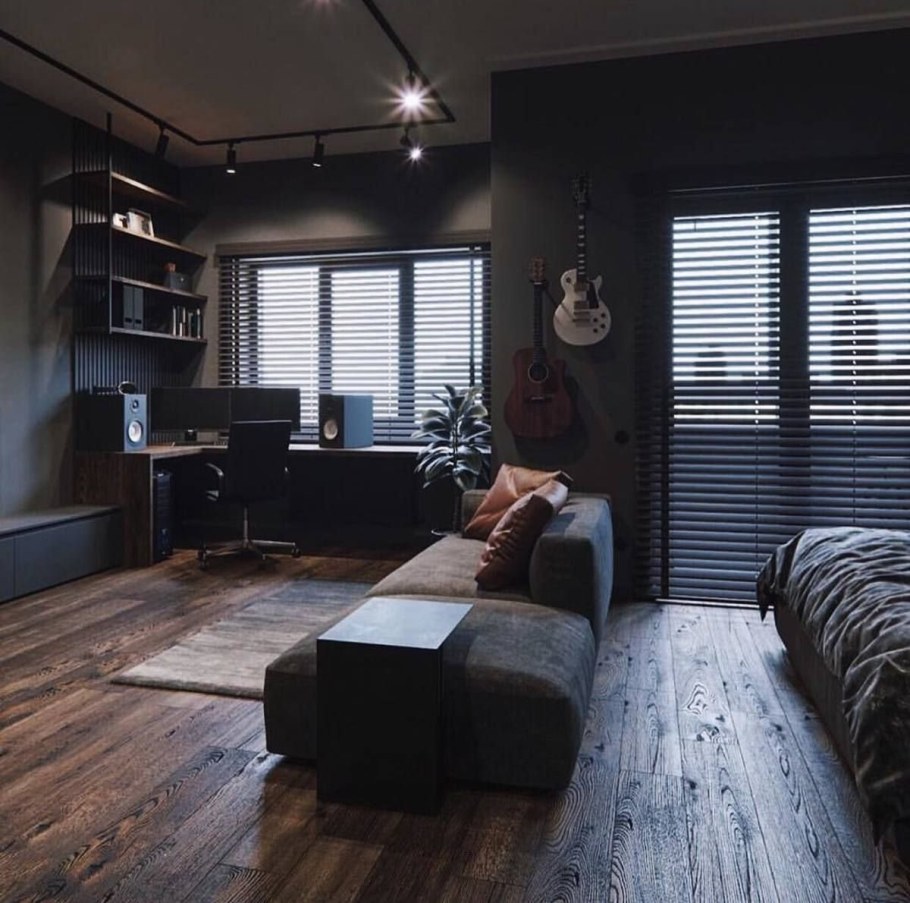 Интерьер мужской комнаты