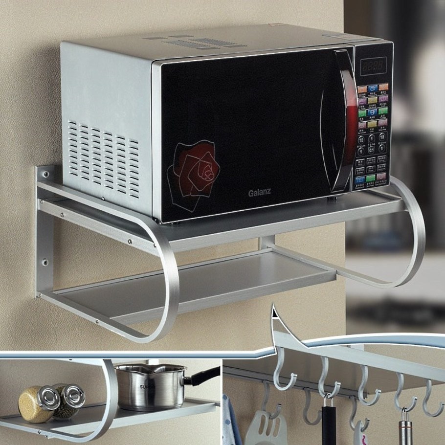 Микроволновка на кронштейне