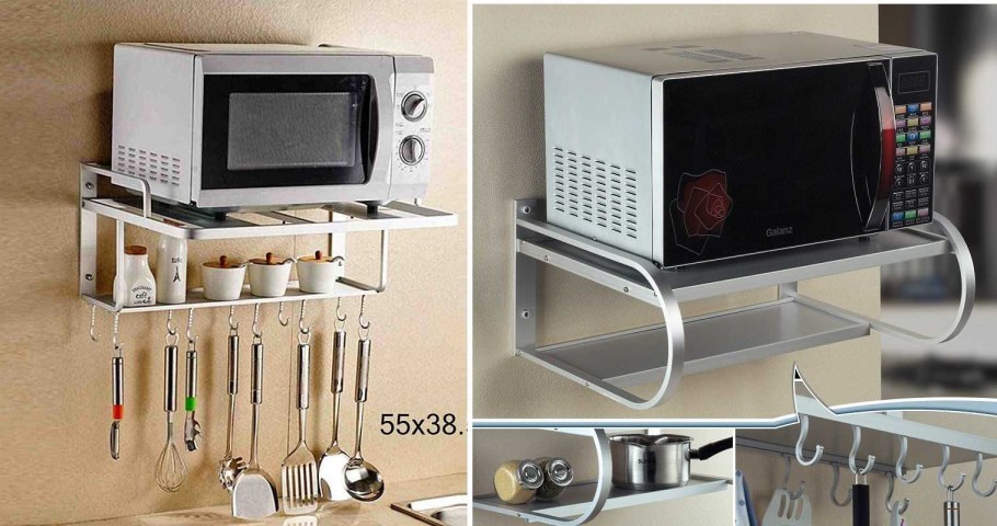 Микроволновка на кронштейне