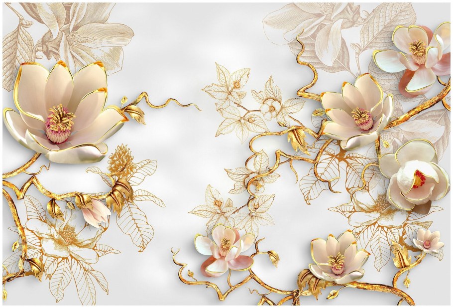 Золотые цветы