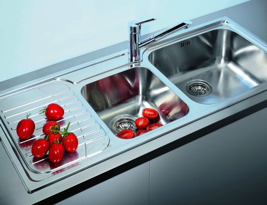 Интегрированная кухонная мойка Alveus line 50 62х50.5см нержавеющая сталь