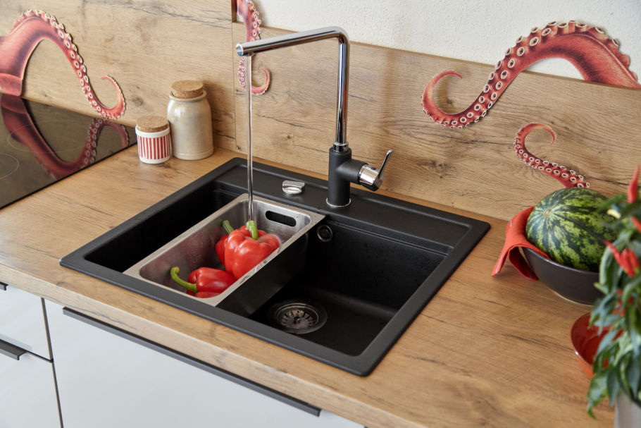 Мойка двойная 700 х 500 нержав. (7050 S)