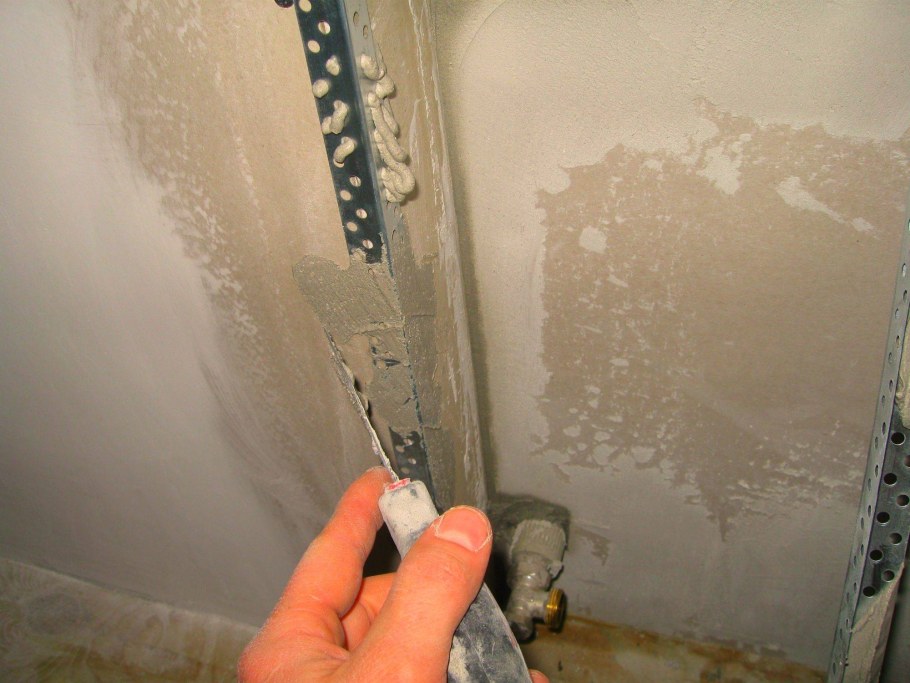 Армирование углов гипсокартона