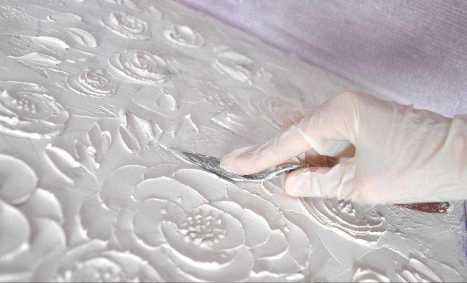 Узоры из шпаклевки