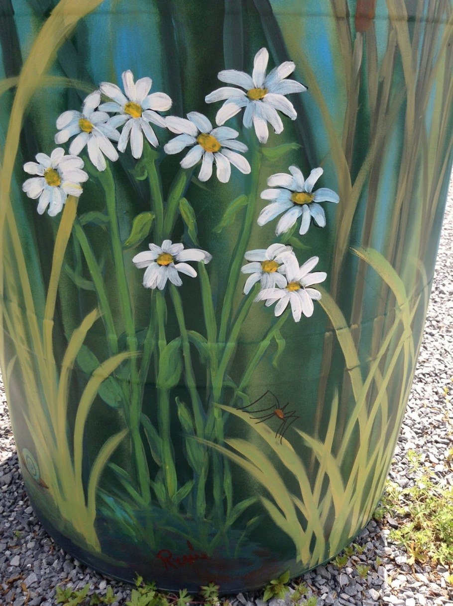 Стильные бочки на даче