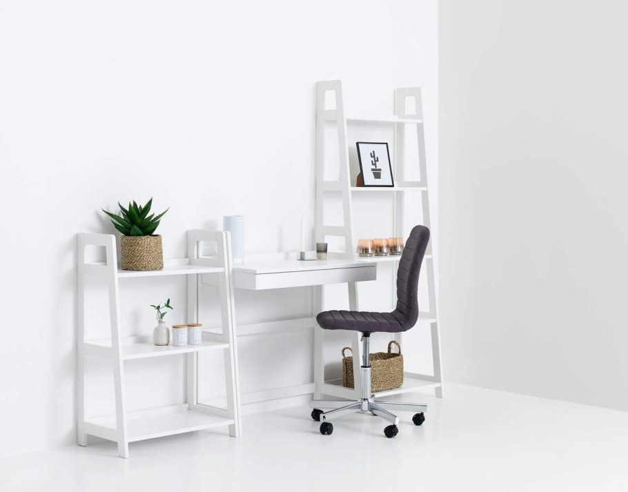 Стол рабочий Abbetved дуб/белый