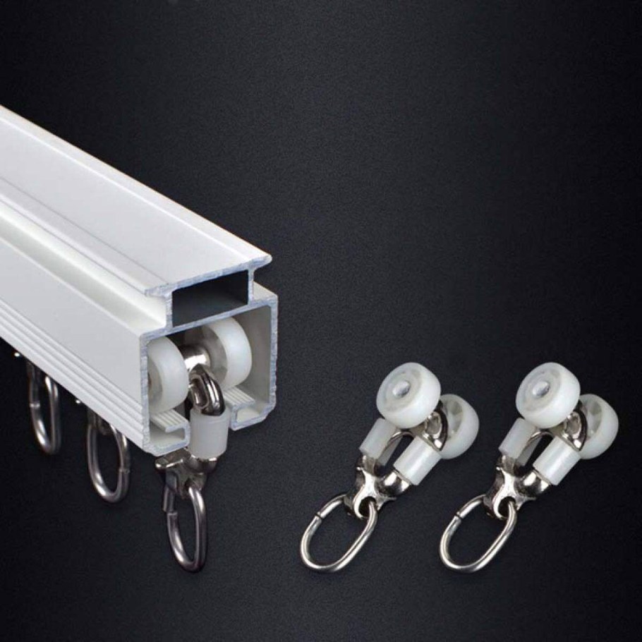 Алюминиевый карниз с роликовым бегунком