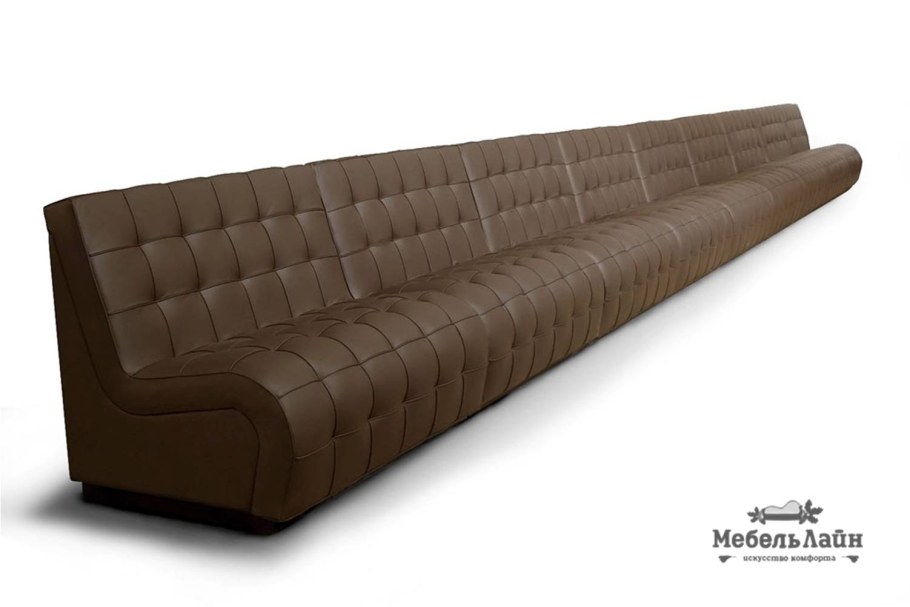 Длинный диван для ресторана