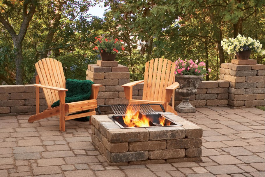 Простенький мангал из кирпича