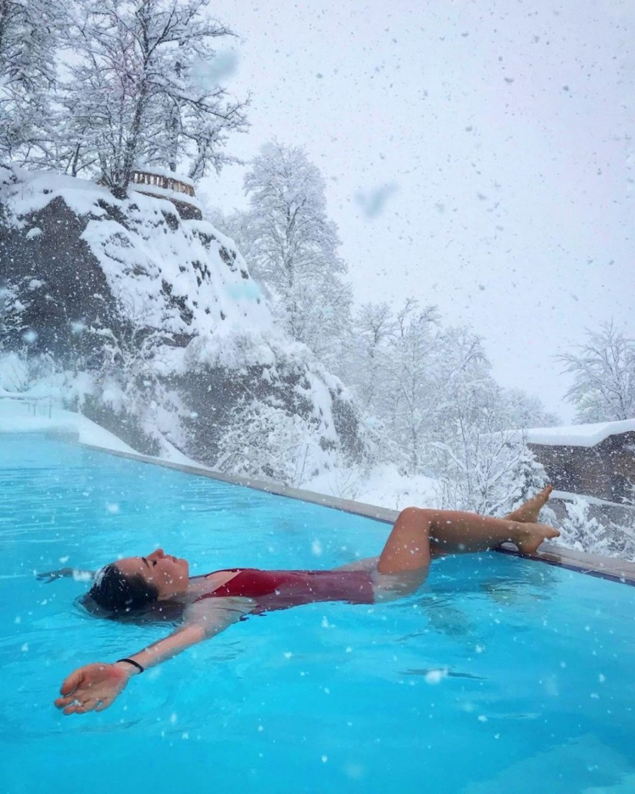 Красная Поляна Сочи термальный бассейн