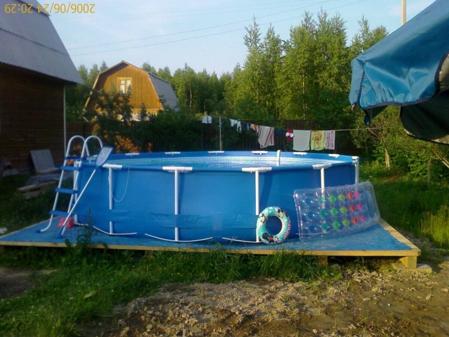 Подиум под бассейн