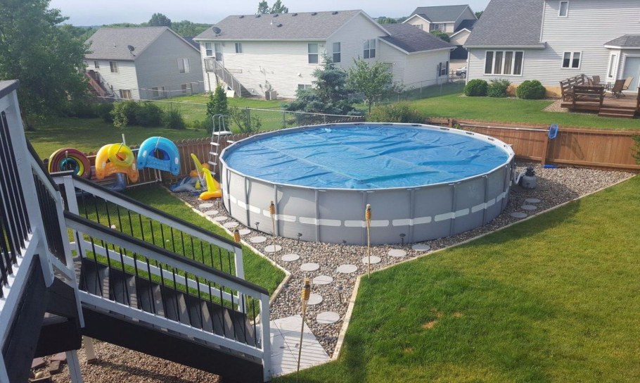 Площадка под бассейн Интекс