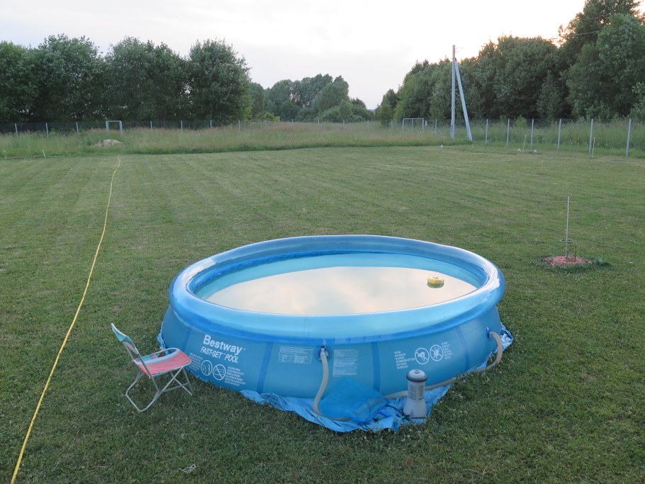 Площадка под каркасный бассейн