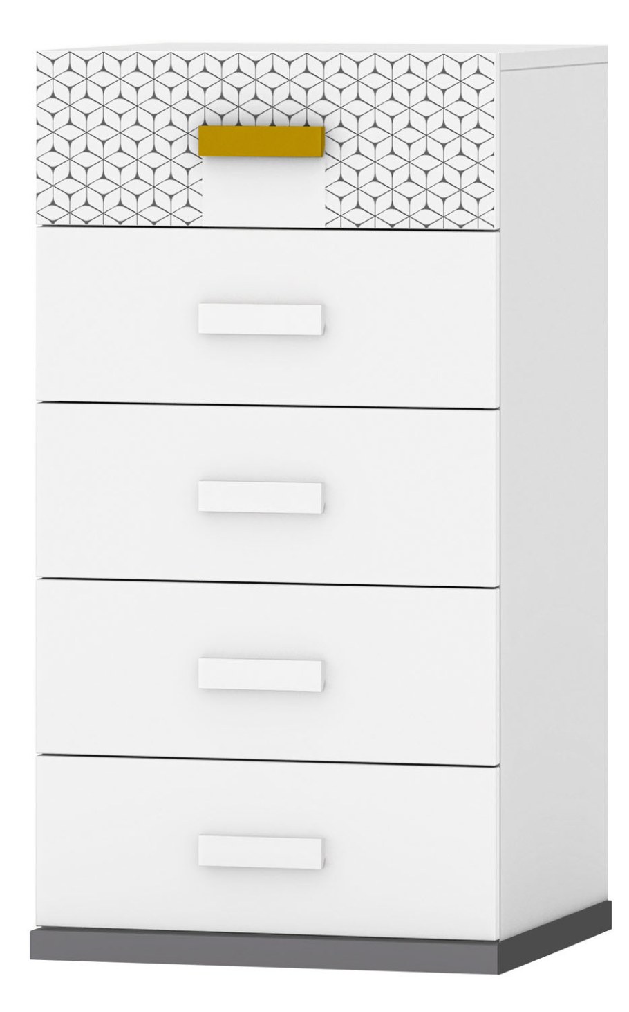 Комод тумба Елена 60см белый-Sonoma