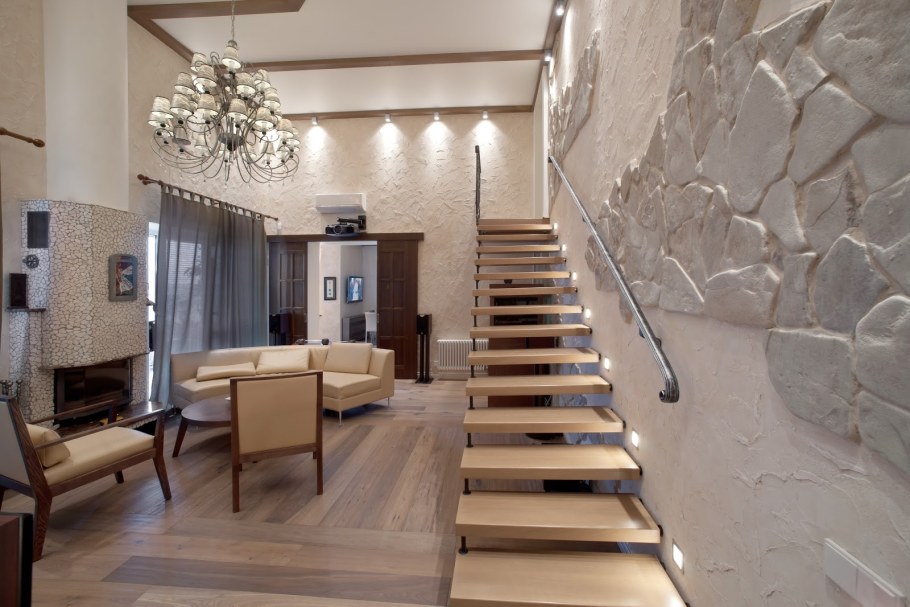 Внутренняя отделка коттеджа