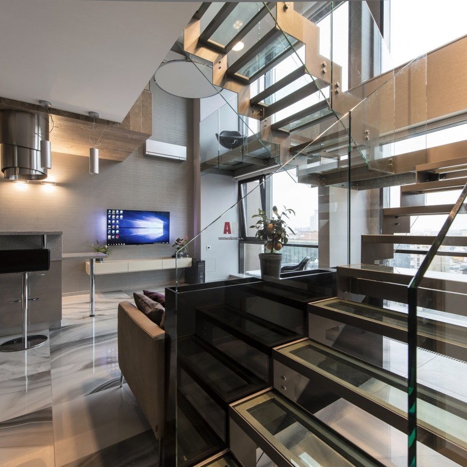 Полумансарда в стиле лофт