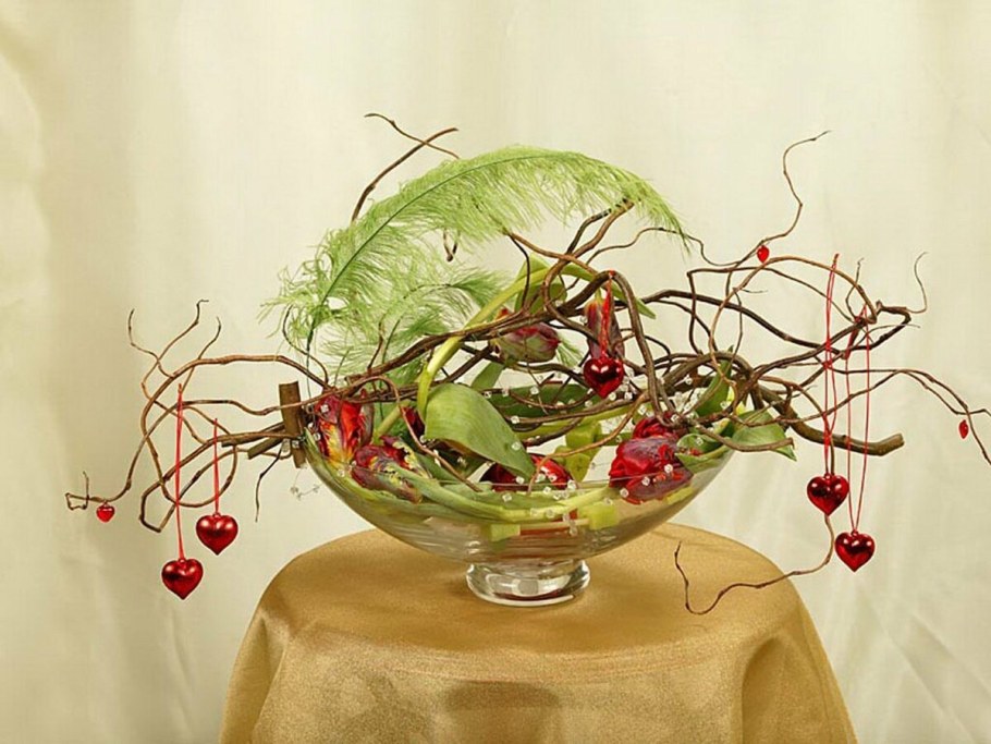 Декор вазы ракушками