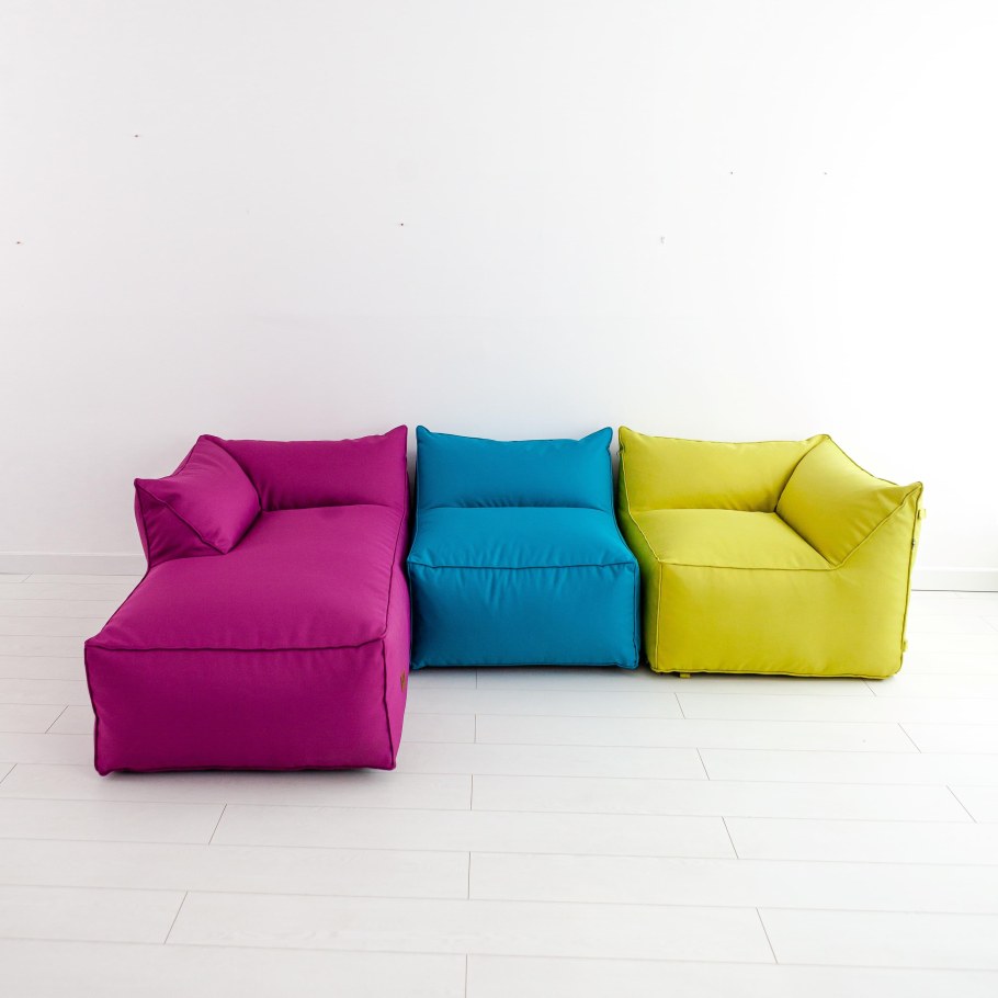 Бескаркасный модульный диван