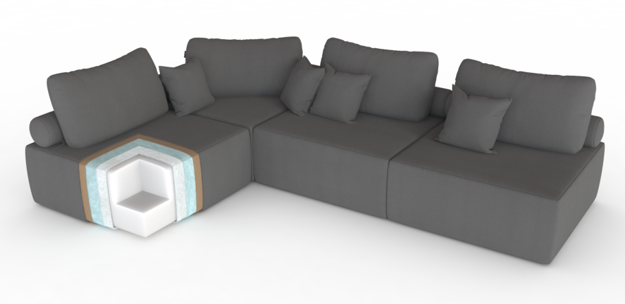 Диван из поролона