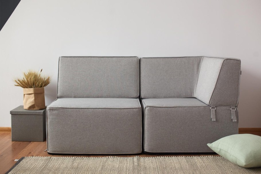 Диван из пуфиков модульный