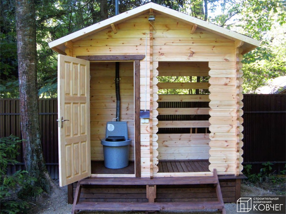 Садовый туалет с душем