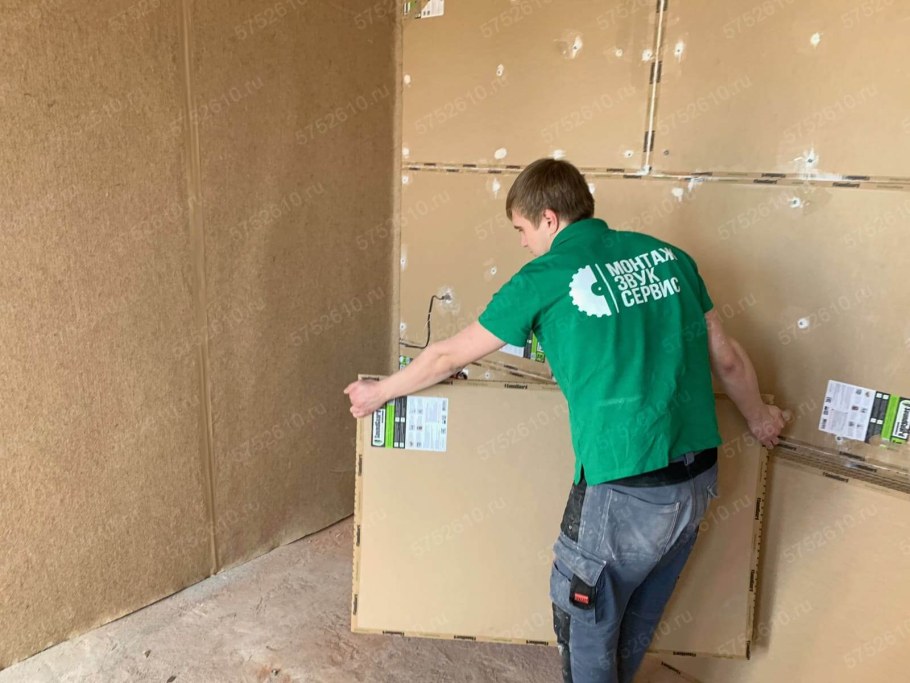 Бескаркасная система звукоизоляции стен