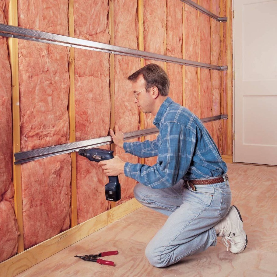 Каркасная звукоизоляция стен