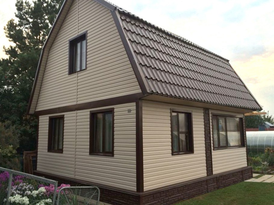 Сайдинг дачный дом