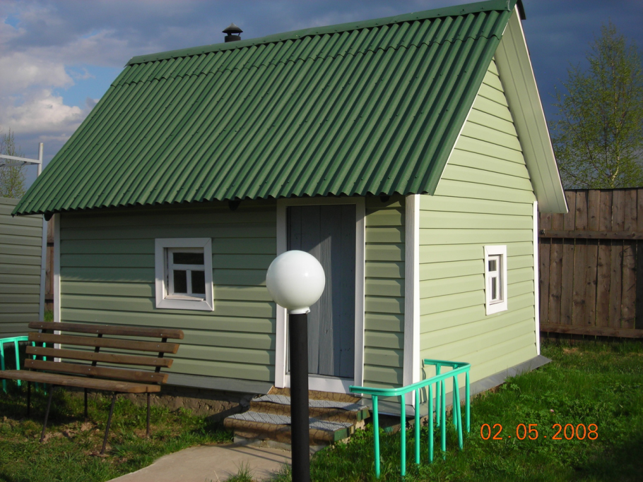 Сайдинг зеленый