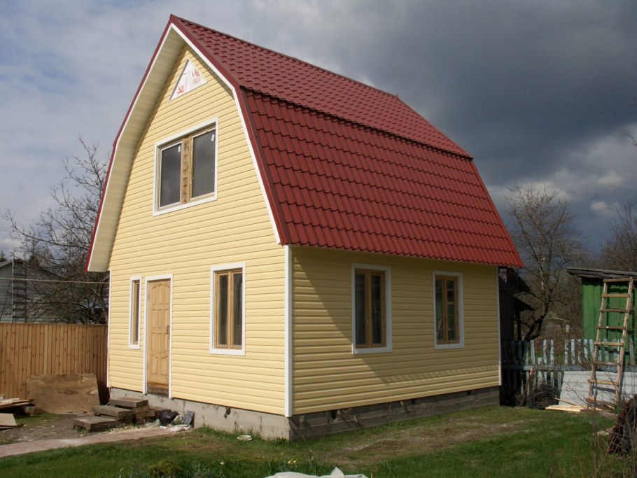 Виниловый сайдинг Альта–сайдинг, кремовый