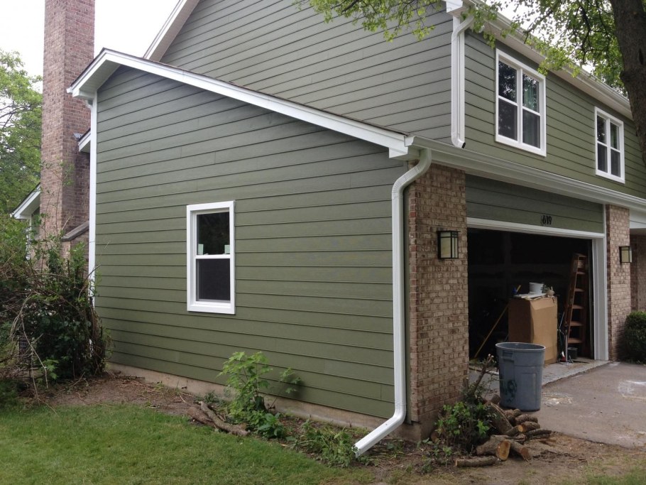 Сайдинг оливкового цвета