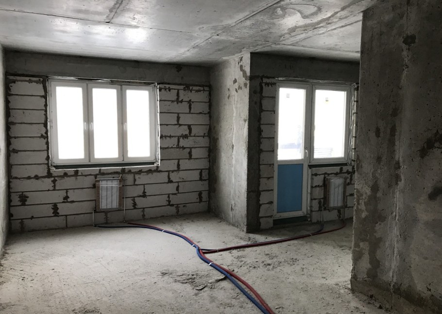 Новостройка без отделки