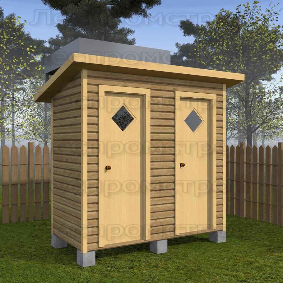 Хозблок 2х2 сборный щитовой Севастополь