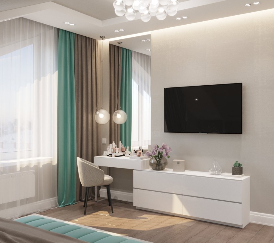 Гостиная-спальня 15м2 икея