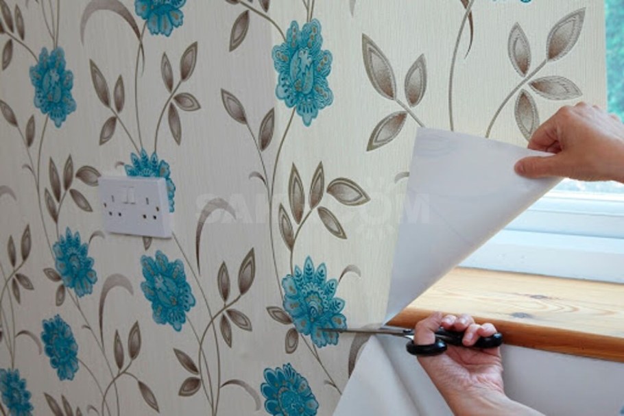 Поклейка стеклообоев