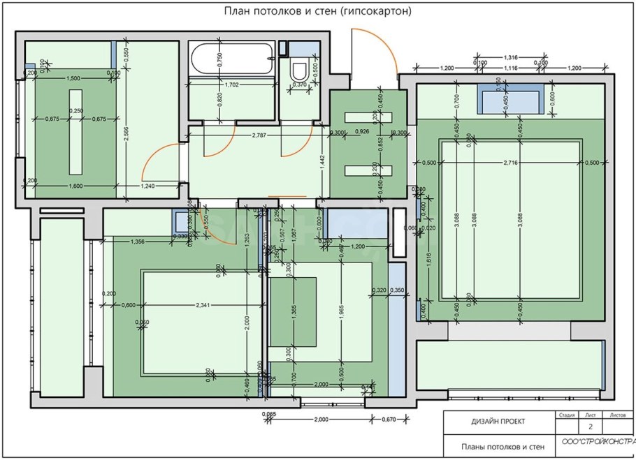 Смета на строительные работы
