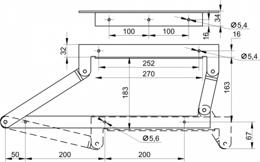 Механизм трансформации Дельфин схема