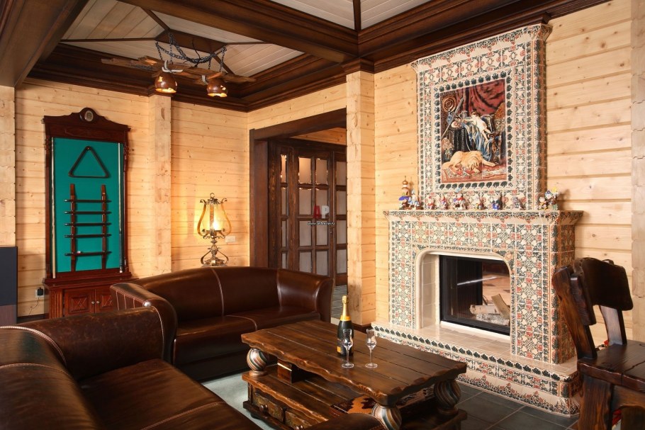 Терем Неорусский стиль интерьер