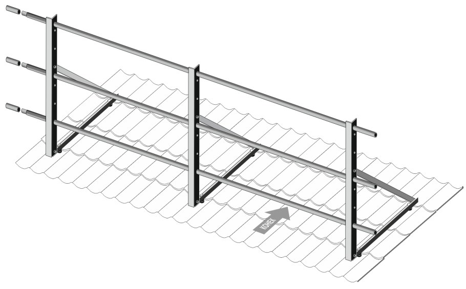 Ограждение кровли по серии 1.100.2-5.1-29